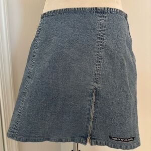 DKNY Classic Blue A-Line Denim Skirt